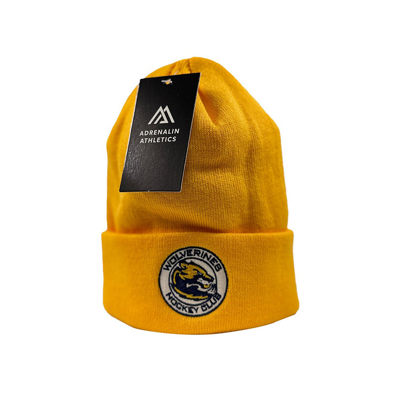 AA BEANIE YELLOW WOLVERINES