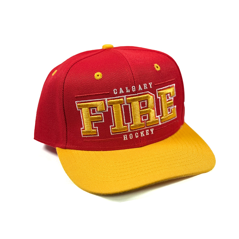 AA FLATBRIM CAP RED/YELLOW FIRE