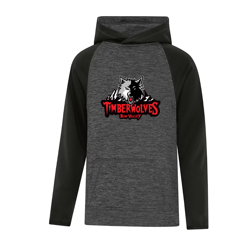 DYNAMIC TWO TONE YOUTH HOODIE - COCHRANE TIMBERWOLVES