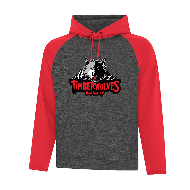 DYNAMIC TWO TONE ADULT HOODIE - COCHRANE TIMBERWOLVES