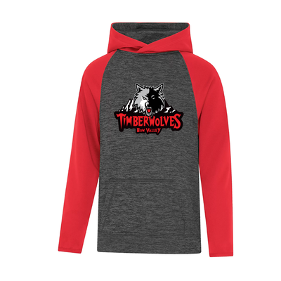 DYNAMIC TWO TONE YOUTH HOODIE - COCHRANE TIMBERWOLVES