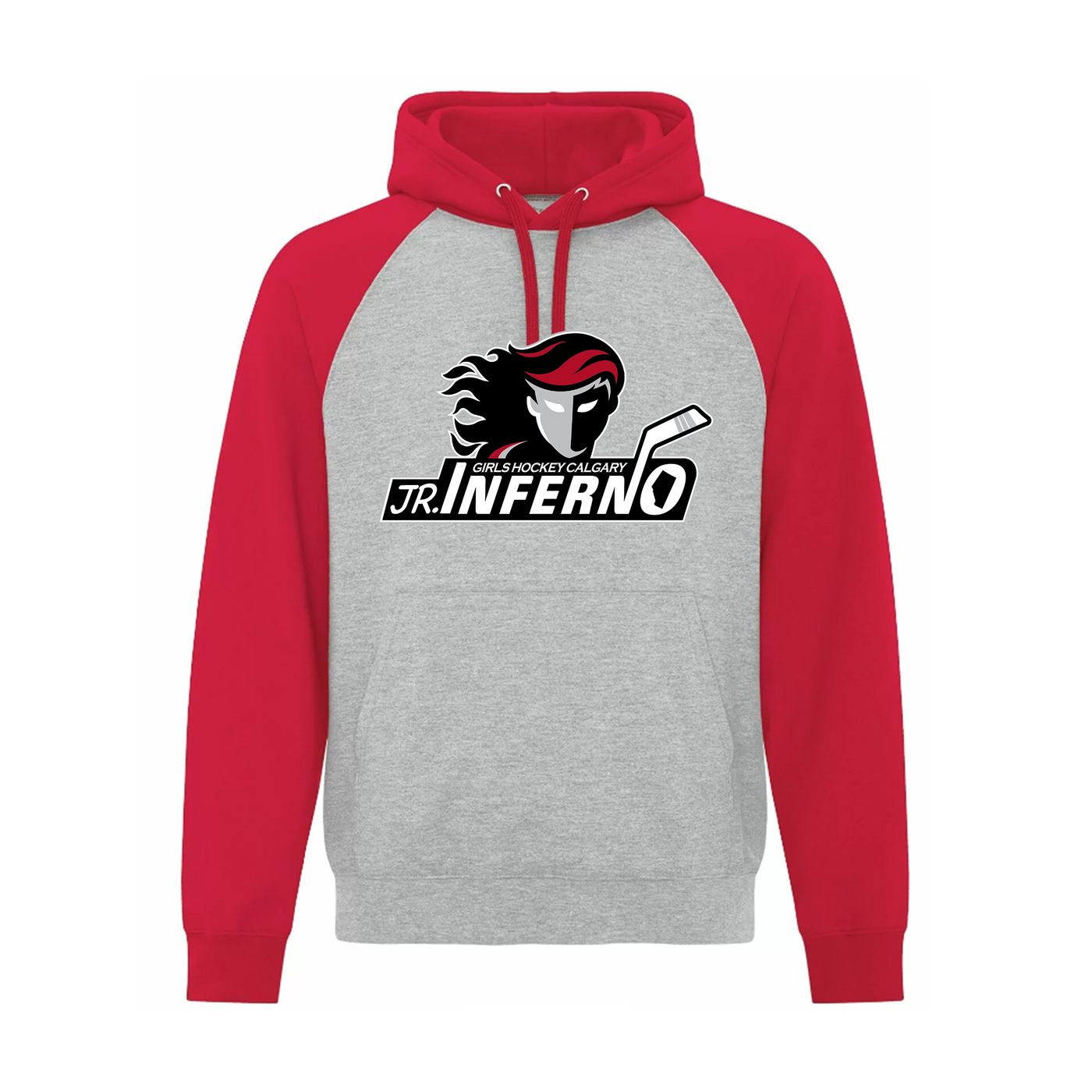 EVERYDAY TWO TONE ADULT HOODIE - INFERNO