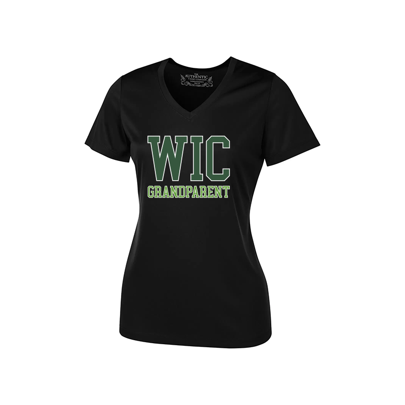 PRO TEAM LADIES V-NECK TEE - WIC PARENT