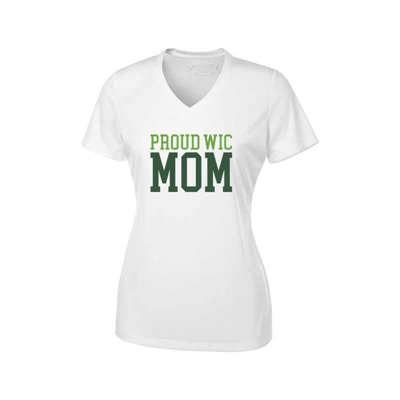 PRO TEAM LADIES V-NECK TEE - WIC PARENT