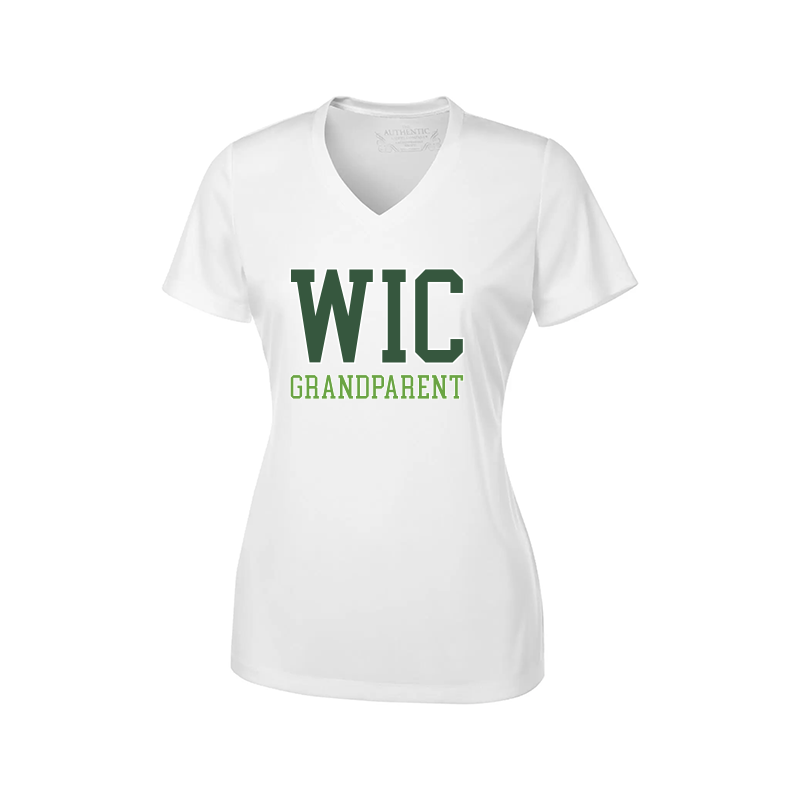 PRO TEAM LADIES V-NECK TEE - WIC PARENT