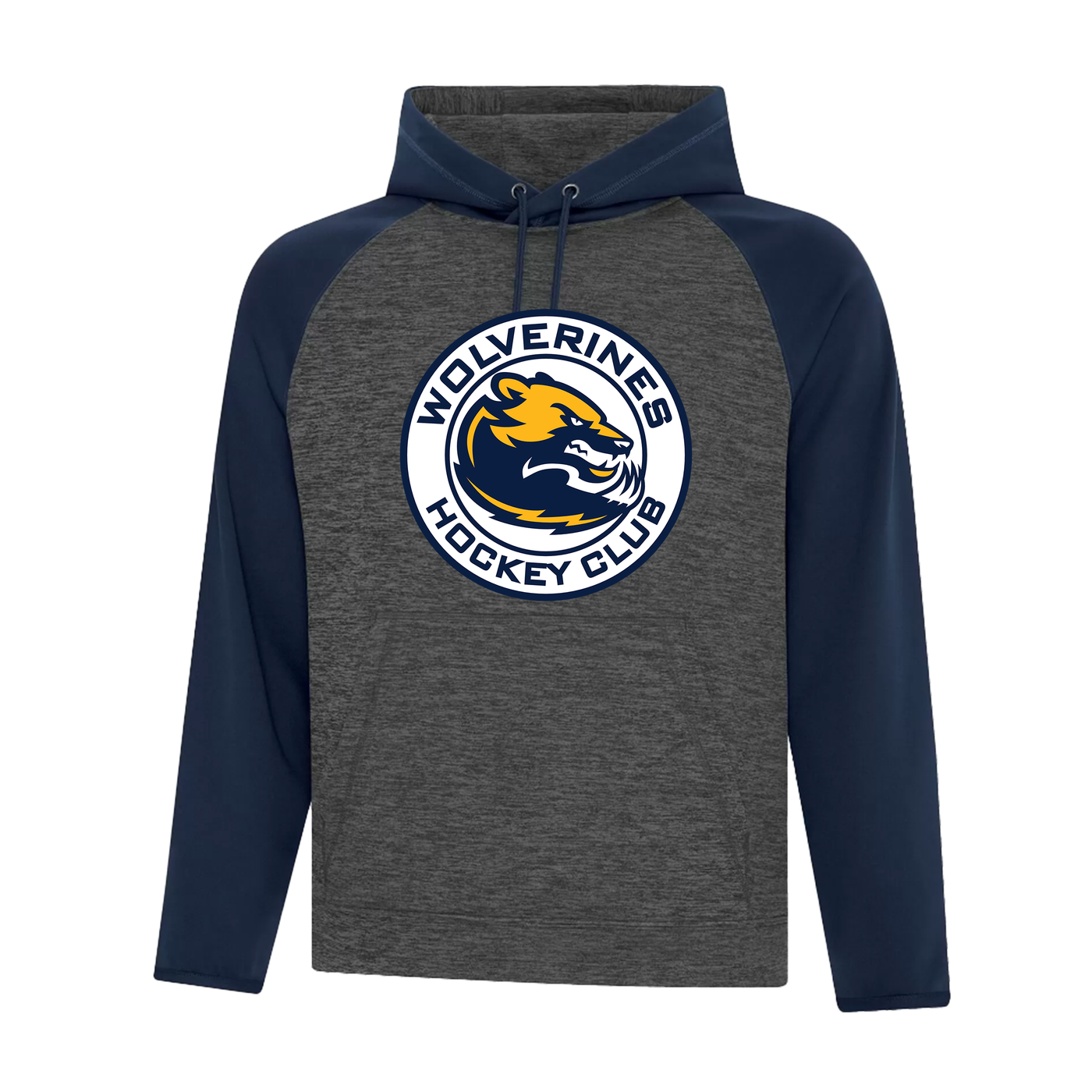 DYNAMIC TWO TONE ADULT HOODIE - WOLVERINES