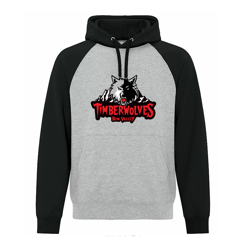 EVERYDAY TWO TONE ADULT HOODIE - COCHRANE TIMBERWOLVES