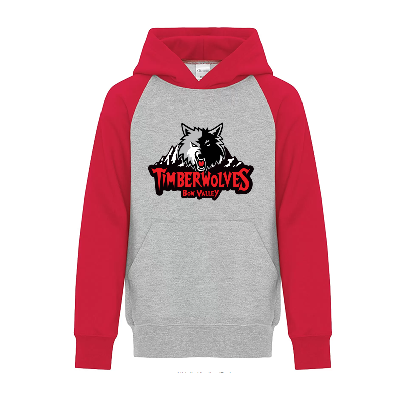 EVERYDAY TWO TONE YOUTH HOODIE - COCHRANE TIMBERWOLVES