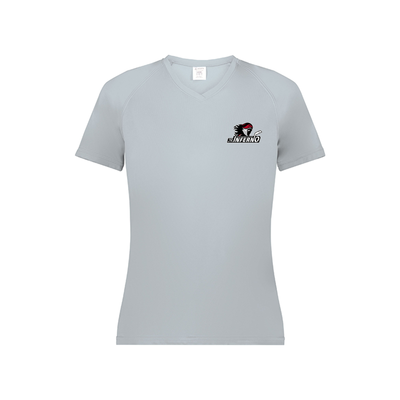 ATTAIN WICKING LADIES TEE - INFERNO