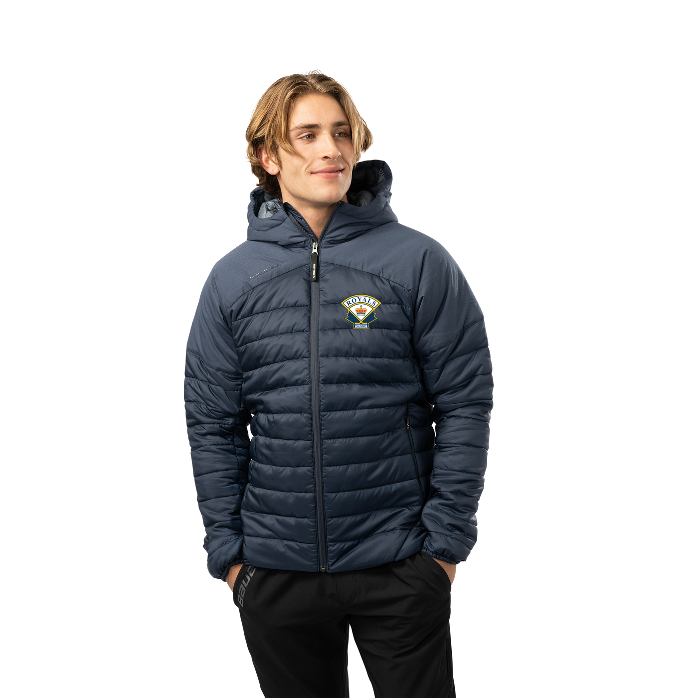 BAUER TEAM PUFFER ADULT JACKET - ROYALS