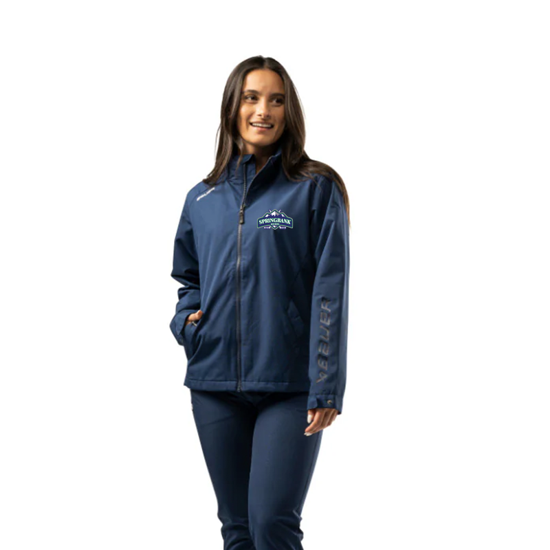 BAUER TEAM LW JACKET WOMENS NAVY - SPRINGBANK