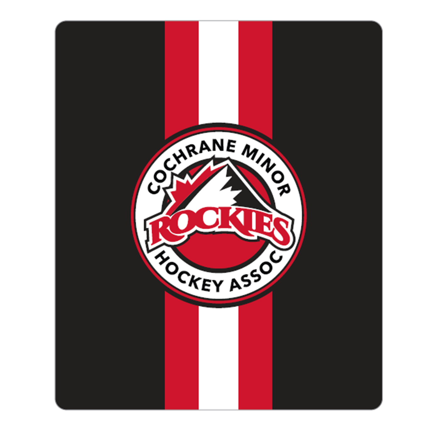 SHERPA LINED THROW 50"X60" - COCHRANE ROCKIES