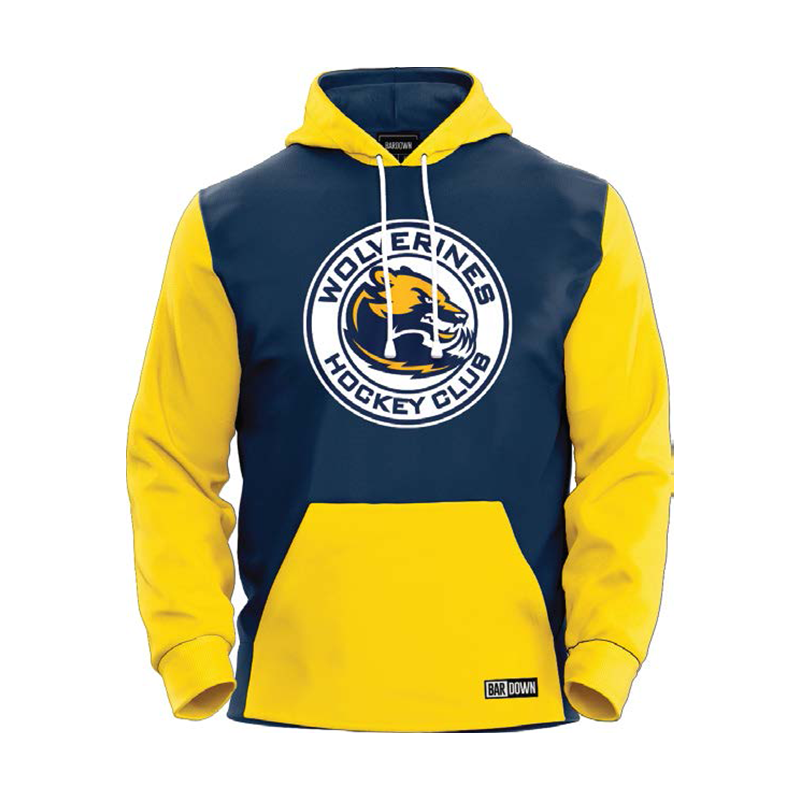 BARDOWN ART ATTACK HOODIE - WOLVERINES