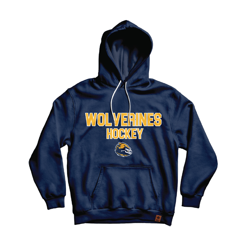 BARDOWN CLASSIC HOODIE NAVY - WOLVERINES