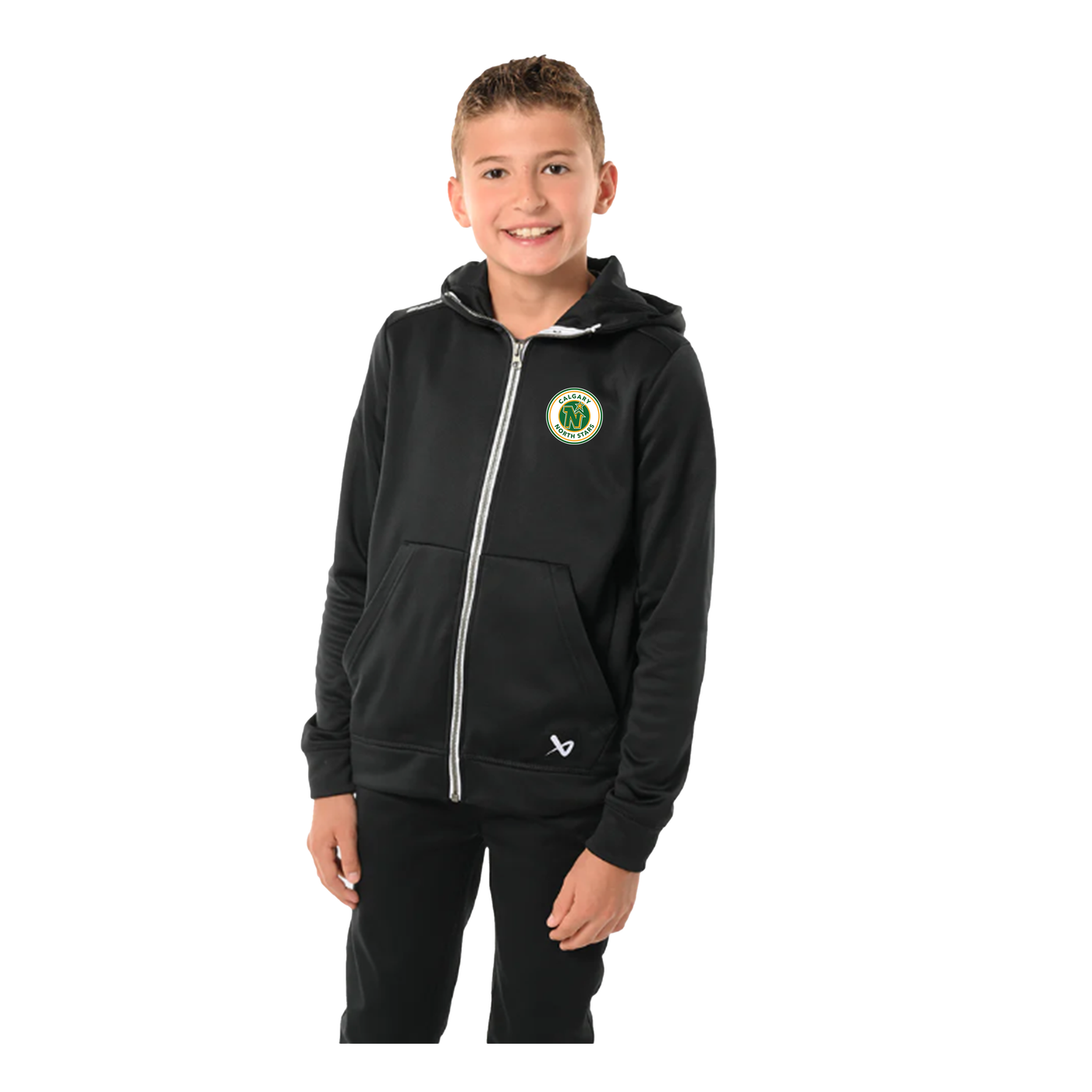 BAUER TEAM FLEECE ZIP YOUTH HOODIE - NORTHSTARS