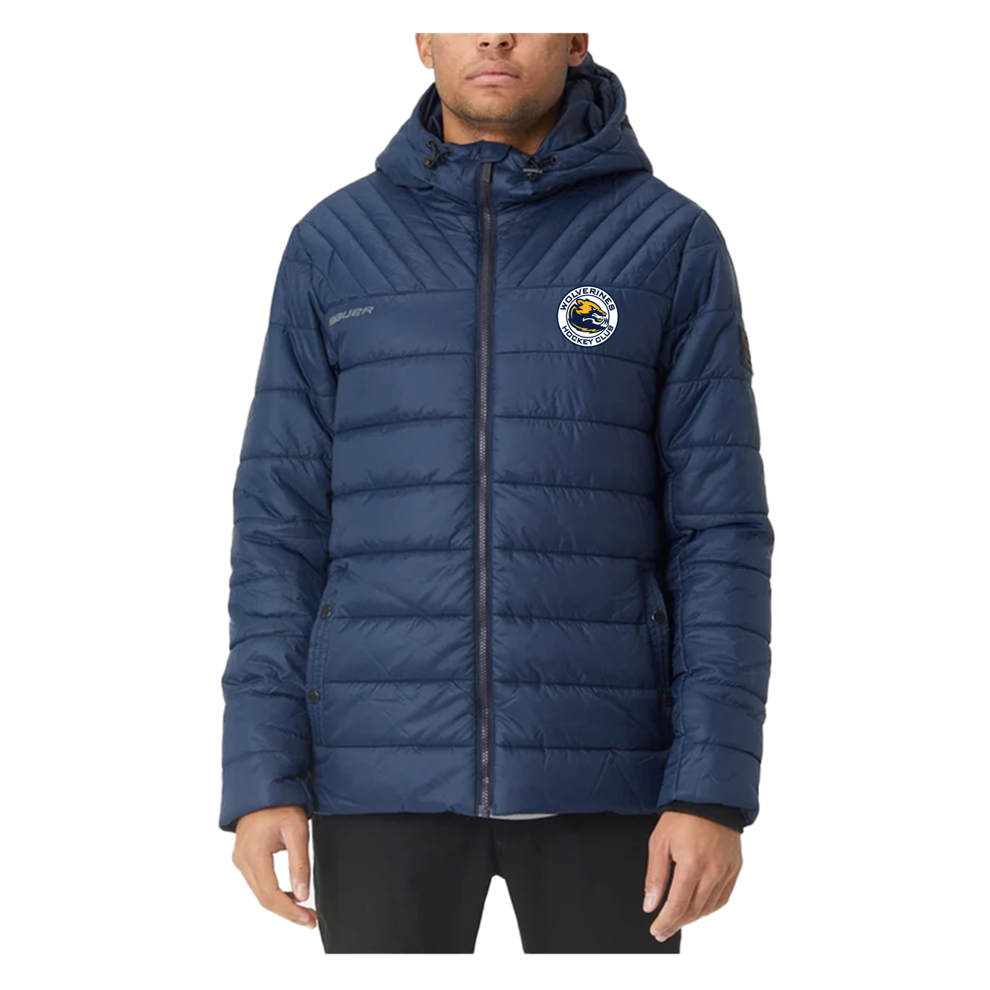 Bauer Hooded Puffer Jacket - Wolverines