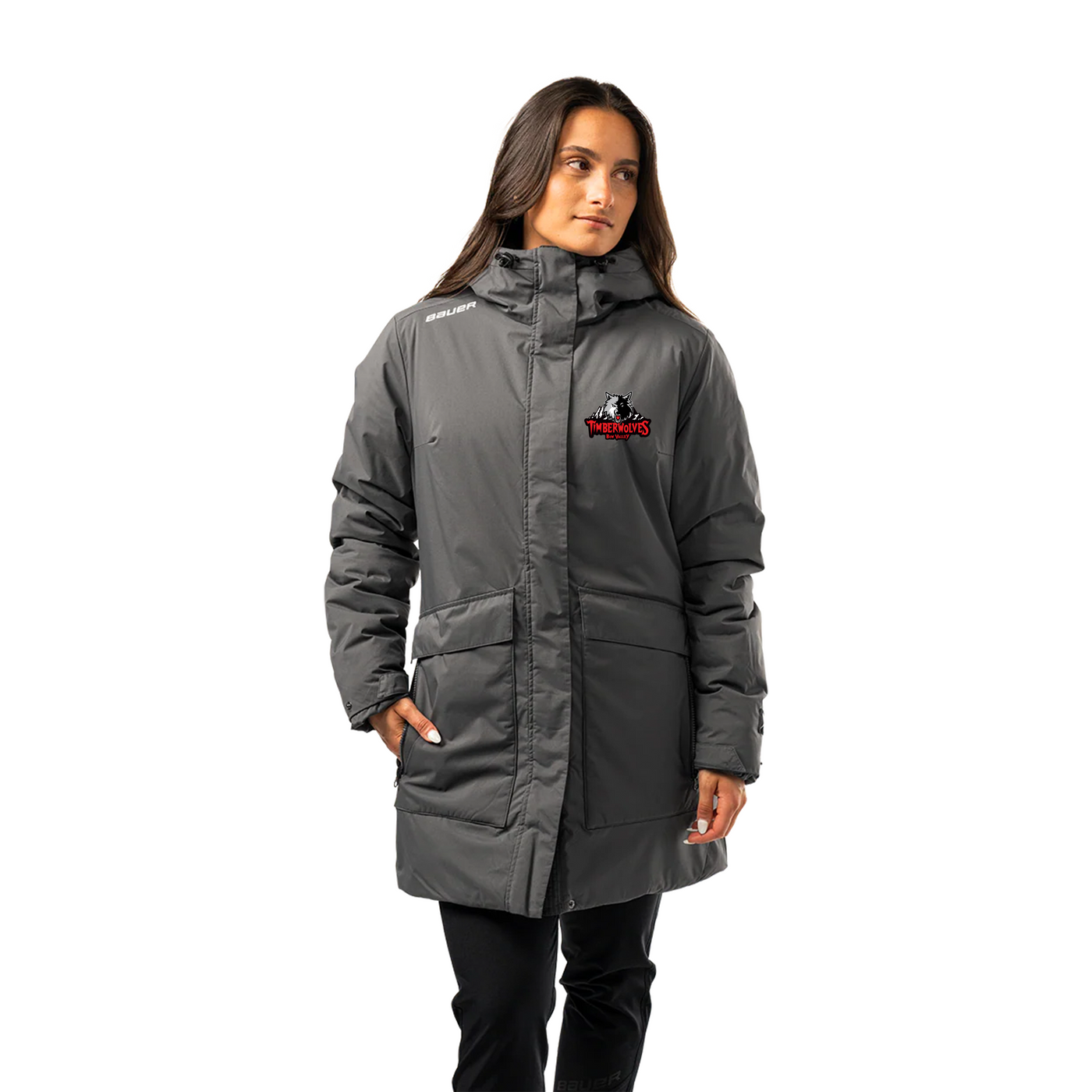 S25 TEAM TRAVEL COAT WMNS - TIMBERWOLVES