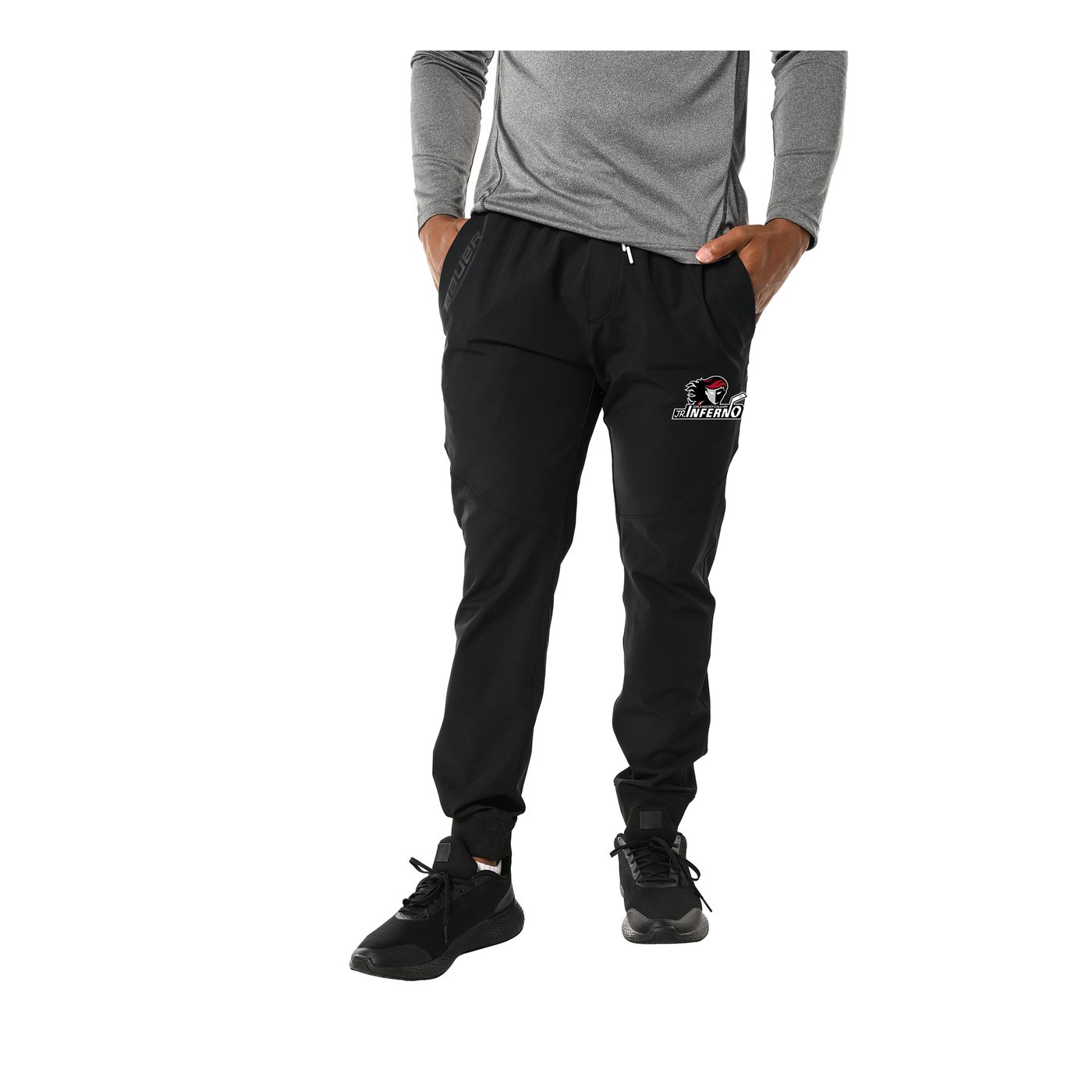 BAUER WOVEN YOUTH JOGGER - INFERNO