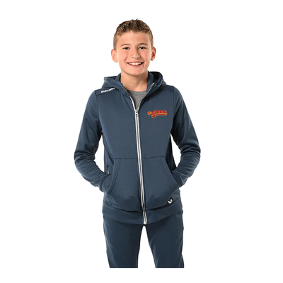 BAUER TEAM FLEECE ZIP YOUTH HOODIE - COCHRANE CHAOS