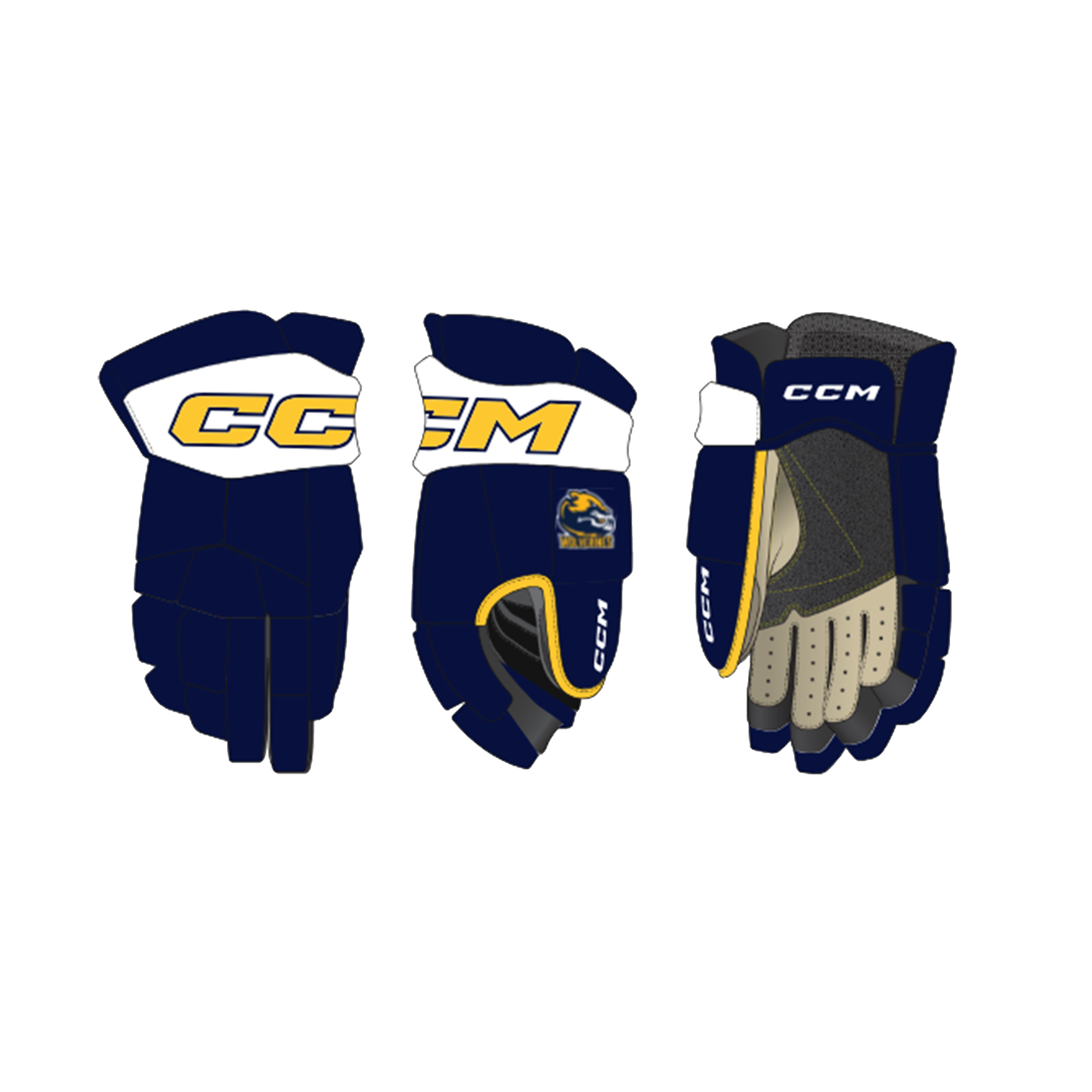 CCM Custom Glove - Wolverines