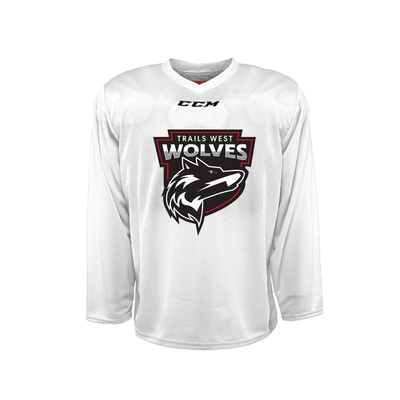 Trails West White Practice Jersey