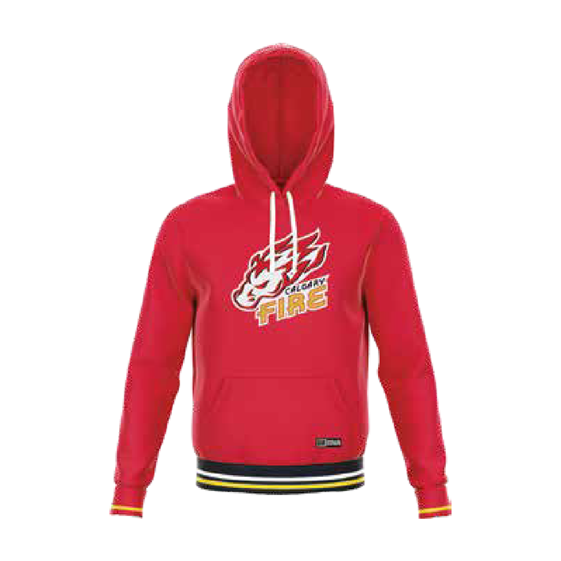 BARDOWN CUSTOM CUFF RED HOODIE - FIRE