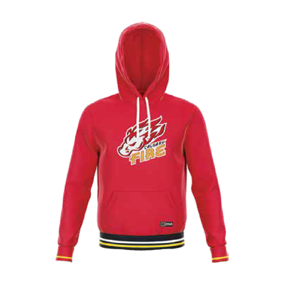 BARDOWN CUSTOM CUFF RED HOODIE - FIRE