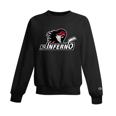 CHAMPION POWERBLEND ADULT CREWNECK- INFERNO