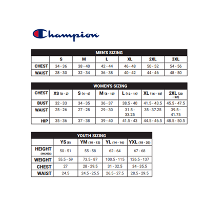 CHAMPION FLEECE YOUTH CREWNECK - COMBA