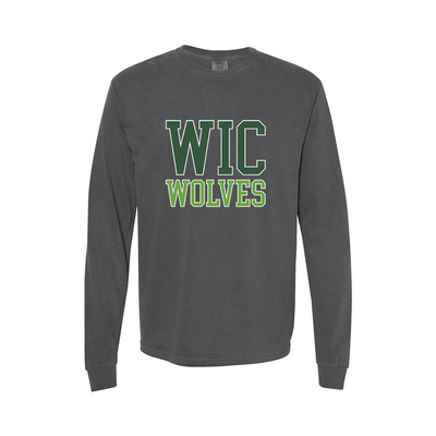 GARMENT-DYED HEAVYWEIGHT LONG SLEEVE - WIC ATHLETIC