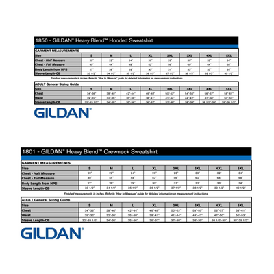 GILDAN HEAVY BLEND HOODIE - CIHA WC25 U17