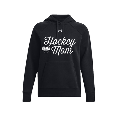 WOMENS RIVAL FLEECE HOODIE HOCKEY MOM - SAHA