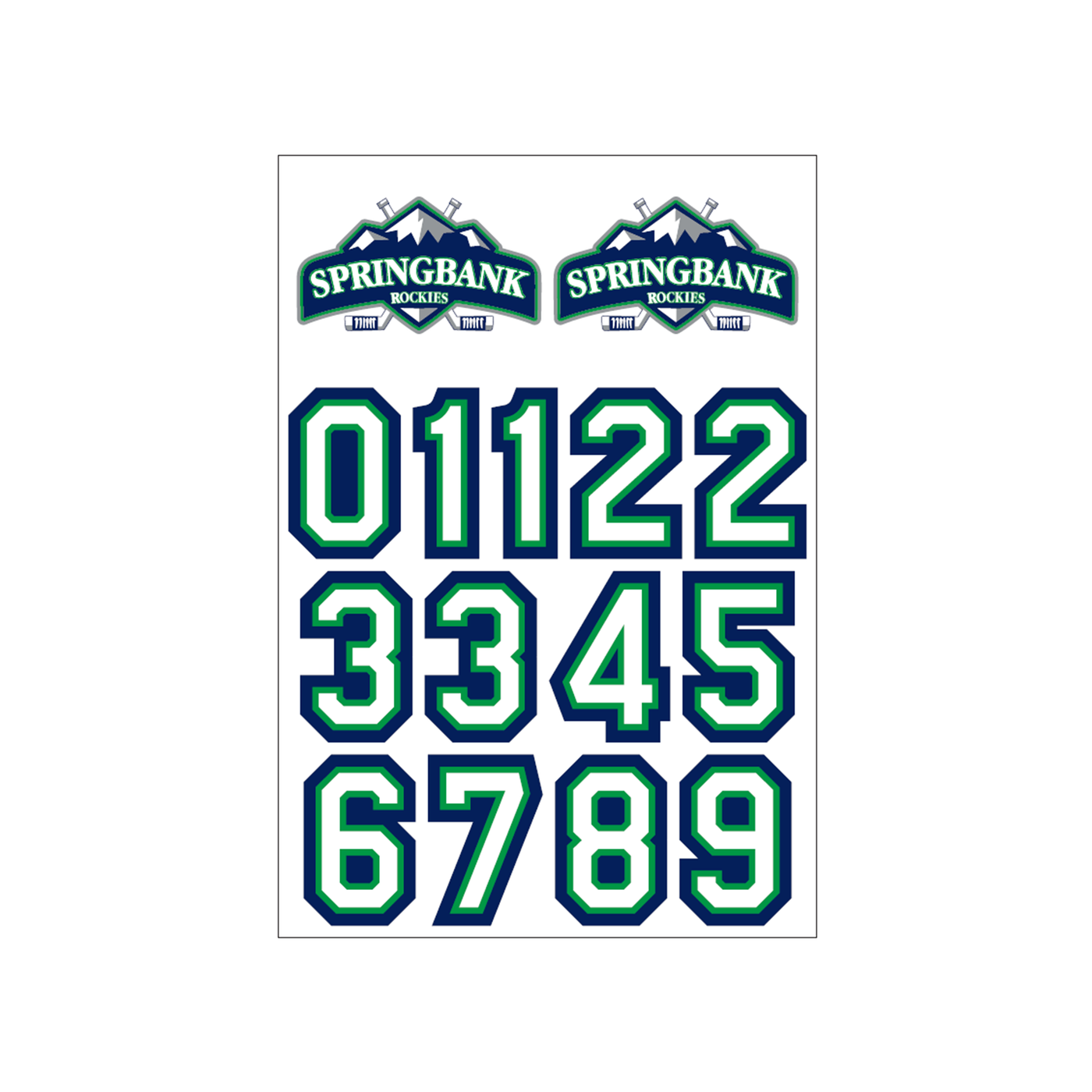 CUSTOM HELMET STICKERS - SPRINGBANK