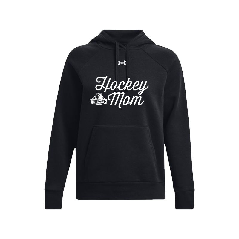 UA RIVAL FLEECE HOCKEY MOM HOODIE -TIMBERWOLVES