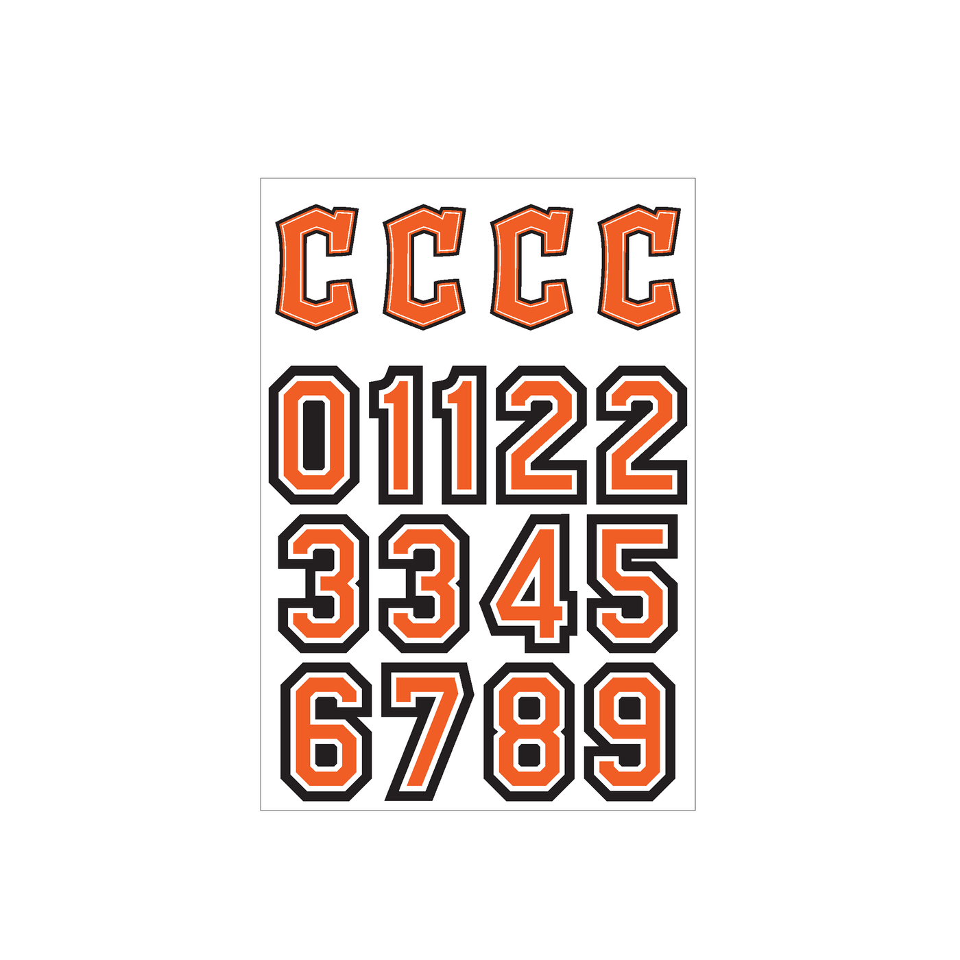 CUSTOM HELMET STICKERS - COCHRANE BASEBALL