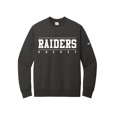 NIKE CLUB FLEECE PULLOVER CREW - RAIDERS