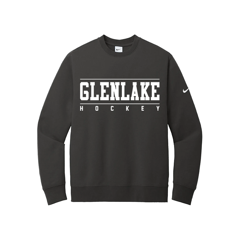 NIKE CLUB FLEECE PULLOVER CREW - GLENLAKE