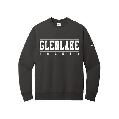 NIKE CLUB FLEECE PULLOVER CREW - GLENLAKE