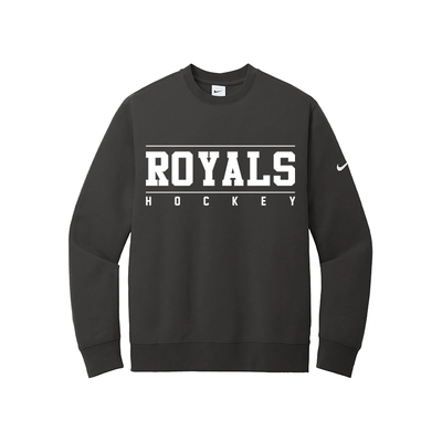 NIKE CLUB FLEECE PULLOVER CREW - ROYALS