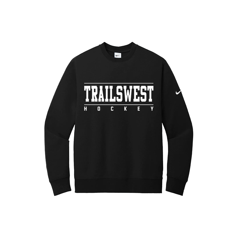 NIKE CLUB FLEECE PULLOVER CREW - TRAILS WEST