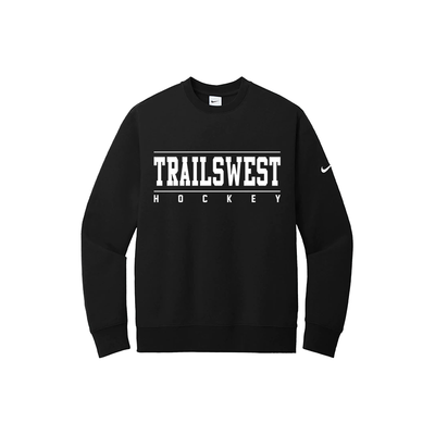 NIKE CLUB FLEECE PULLOVER CREW - TRAILS WEST