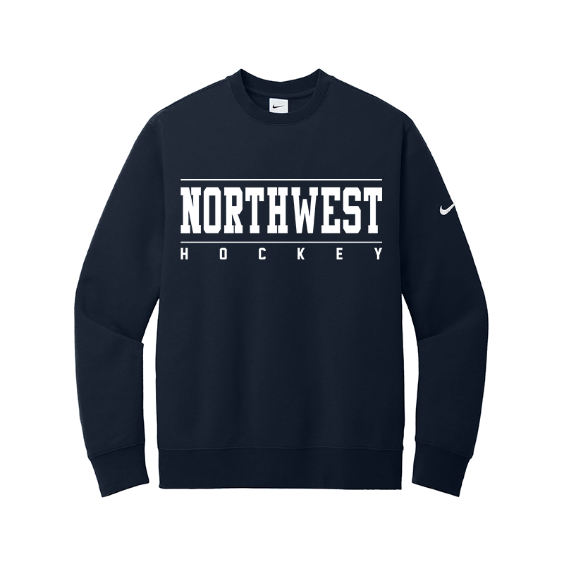 NIKE CLUB FLEECE PULLOVER CREW - NORTHWEST