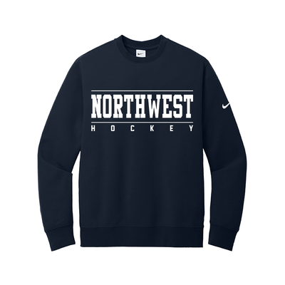 NIKE CLUB FLEECE PULLOVER CREW - NORTHWEST