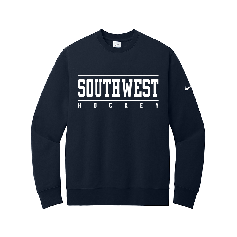NIKE CLUB FLEECE PULLOVER CREW - SOUTHWEST