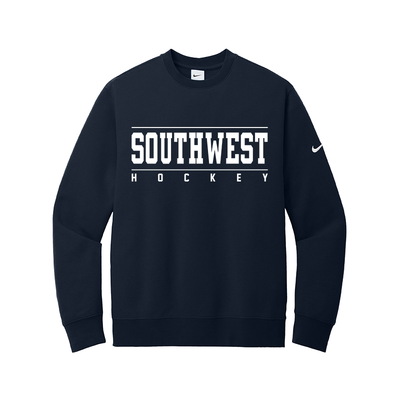NIKE CLUB FLEECE PULLOVER CREW - SOUTHWEST