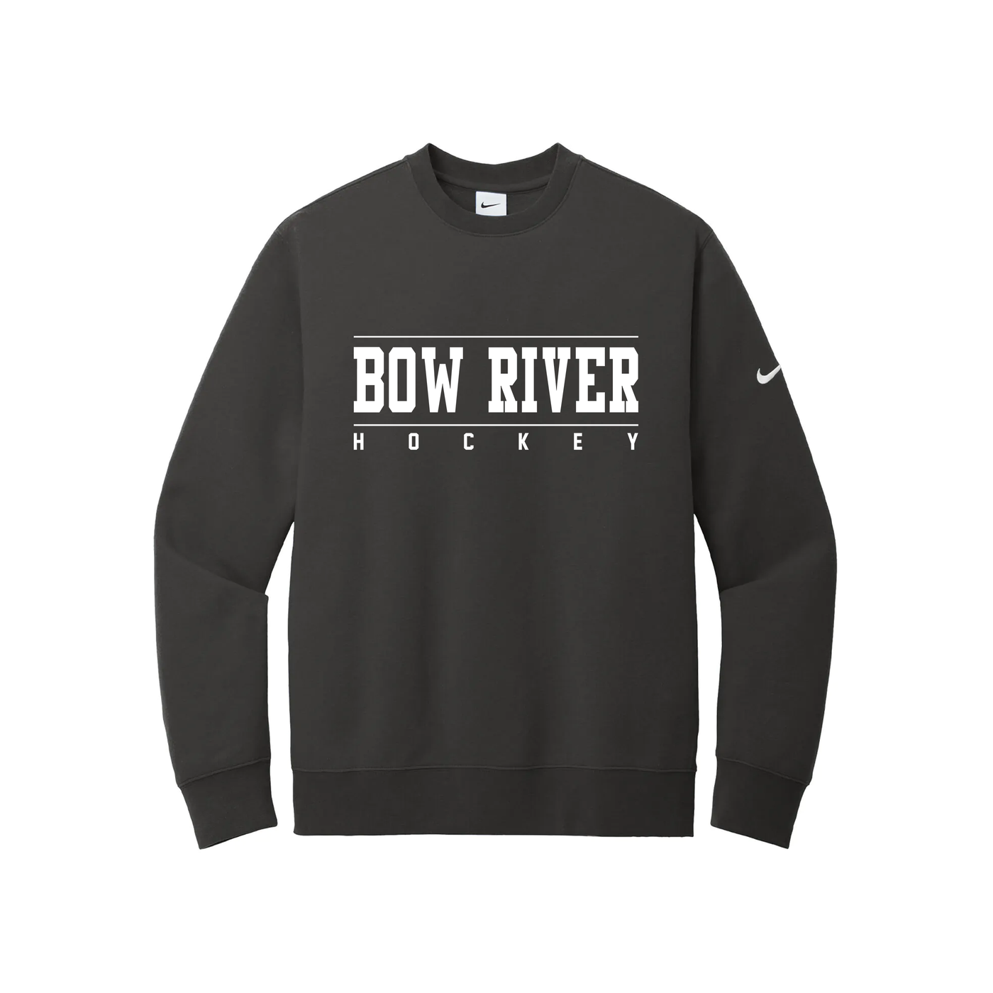 NIKE CLUB FLEECE PULLOVER CREW - BOW RIVER