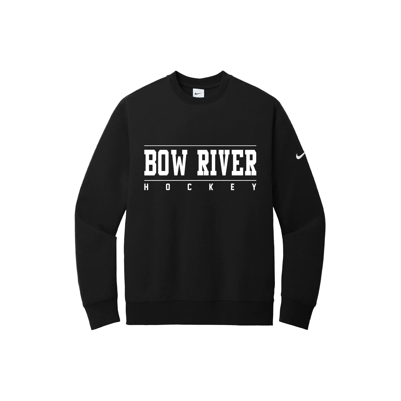NIKE CLUB FLEECE PULLOVER CREW - BOW RIVER