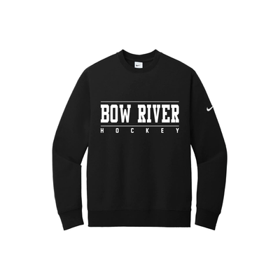 NIKE CLUB FLEECE PULLOVER CREW - BOW RIVER