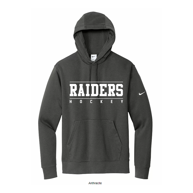 NIKE CLUB FLEECE PULLOVER HOODIE - RAIDERS