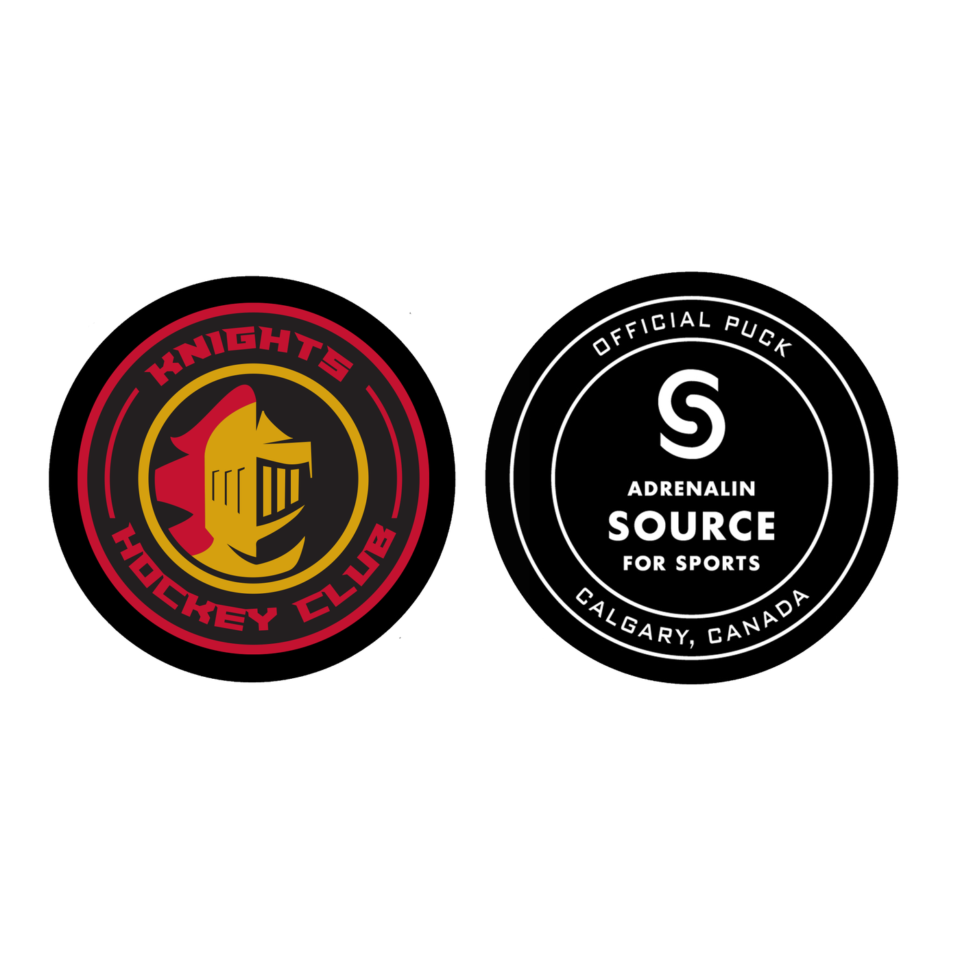 CUSTOM TEAM PUCK - KNIGHTS